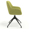 silla confidente verde moon giratoria 3