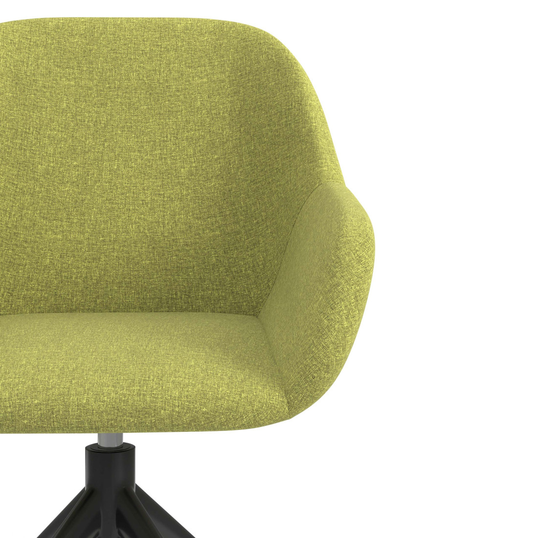 silla confidente verde moon giratoria 5