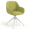 silla confidente verde moon giratoria 1