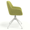 silla confidente verde moon giratoria 3