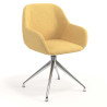 silla confidente amarillo moon giratoria 1