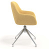 silla confidente amarillo moon giratoria 3
