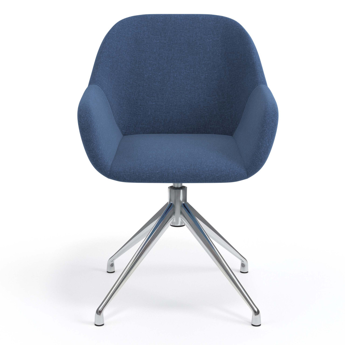 silla confidente azul moon giratoria 4