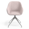silla confidente beige moon giratoria 4