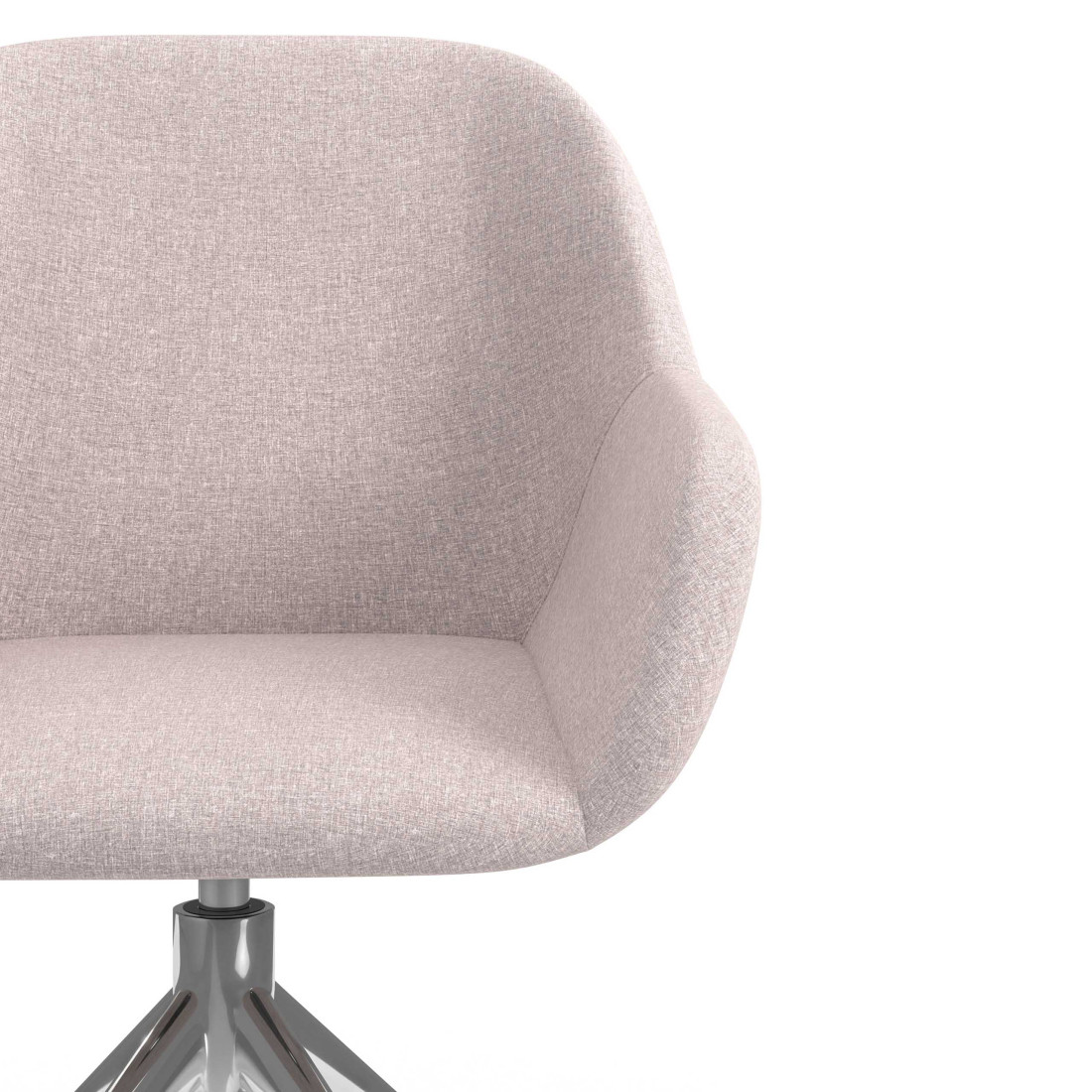 silla confidente beige moon giratoria 5