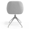 silla confidente gris moon giratoria 6