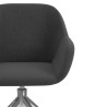 silla confidente antracita moon giratoria 5