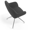 silla confidente antracita moon giratoria 7