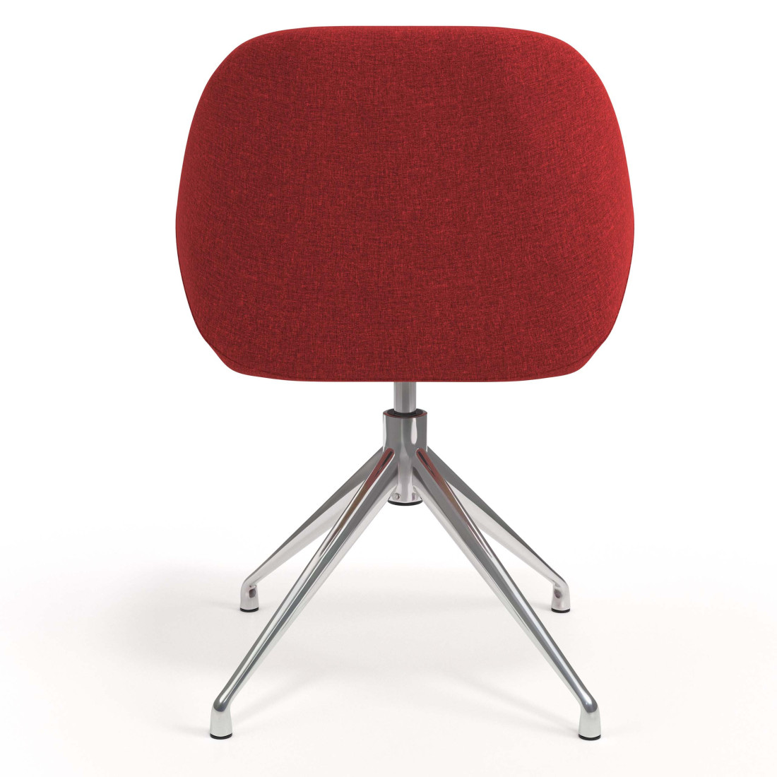 silla confidente rojo moon giratoria 6