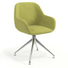 silla confidente verde moon giratoria 1