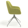 silla confidente verde moon giratoria 3