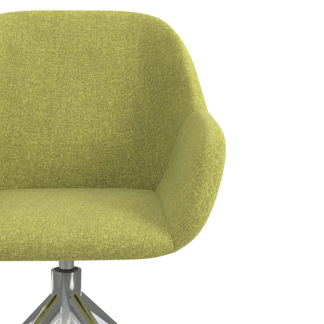 silla confidente verde moon giratoria 5