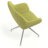 silla confidente verde moon giratoria 7