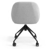 silla confidente gris moon giratoria con ruedas 6