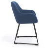silla confidente azul moon patin 3