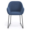 silla confidente azul moon patin 4