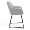 silla confidente gris moon patin 3