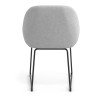 silla confidente gris moon patin 6