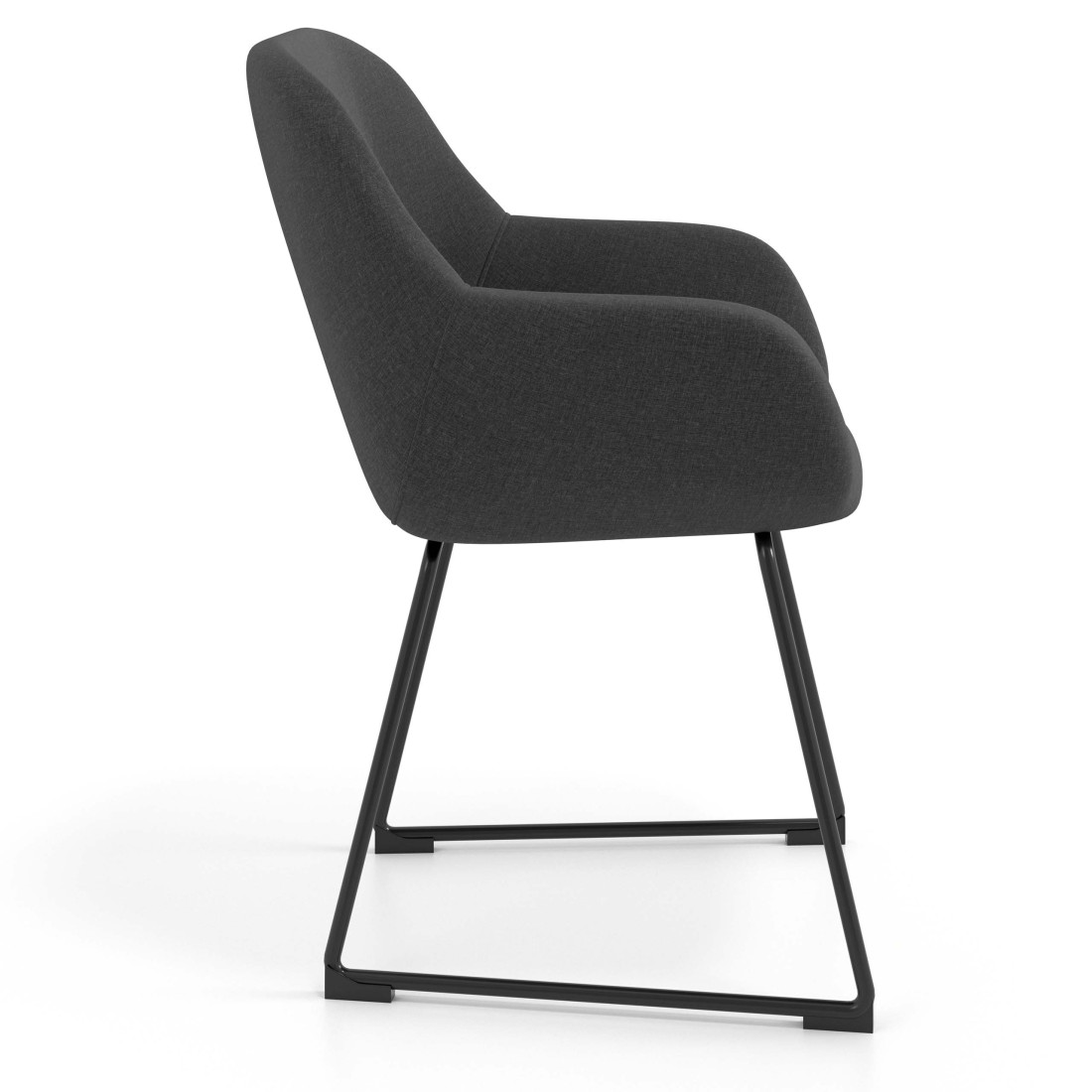 silla confidente antracita moon patin 3