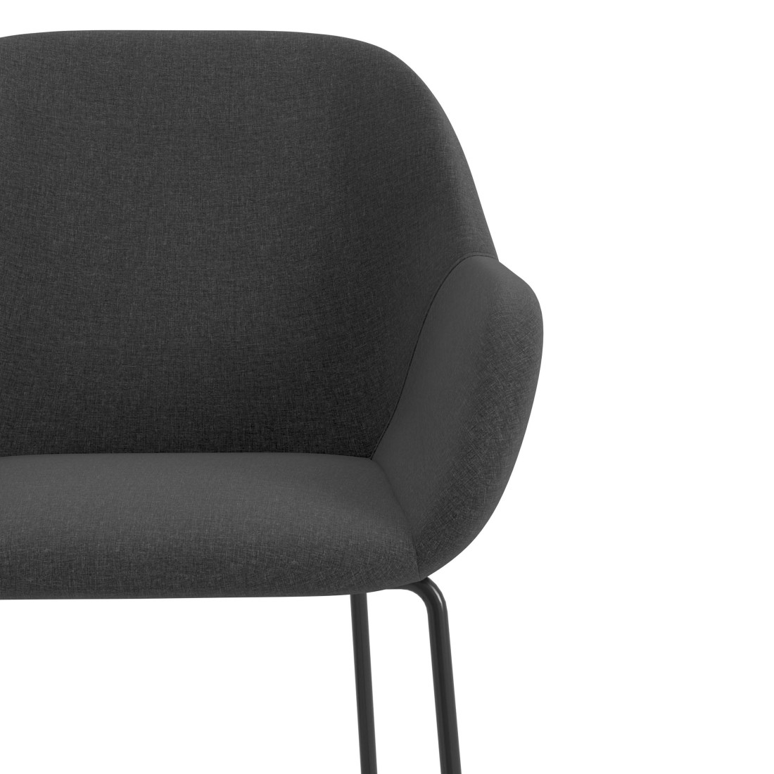 silla confidente antracita moon patin 5