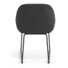 silla confidente antracita moon patin 6