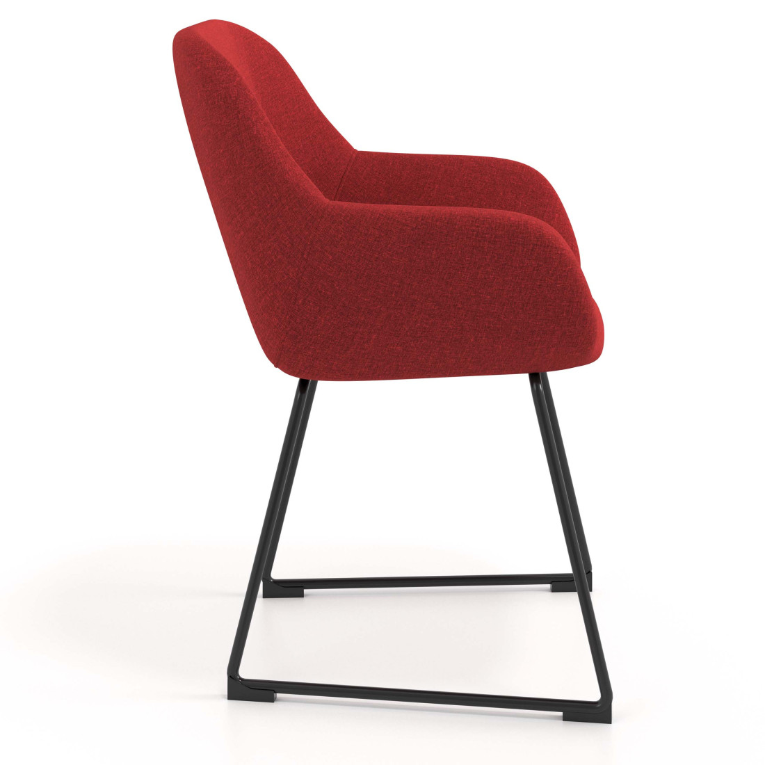 silla confidente rojo moon patin 3