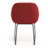 silla confidente rojo moon patin 6