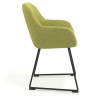 silla confidente verde moon patin 3
