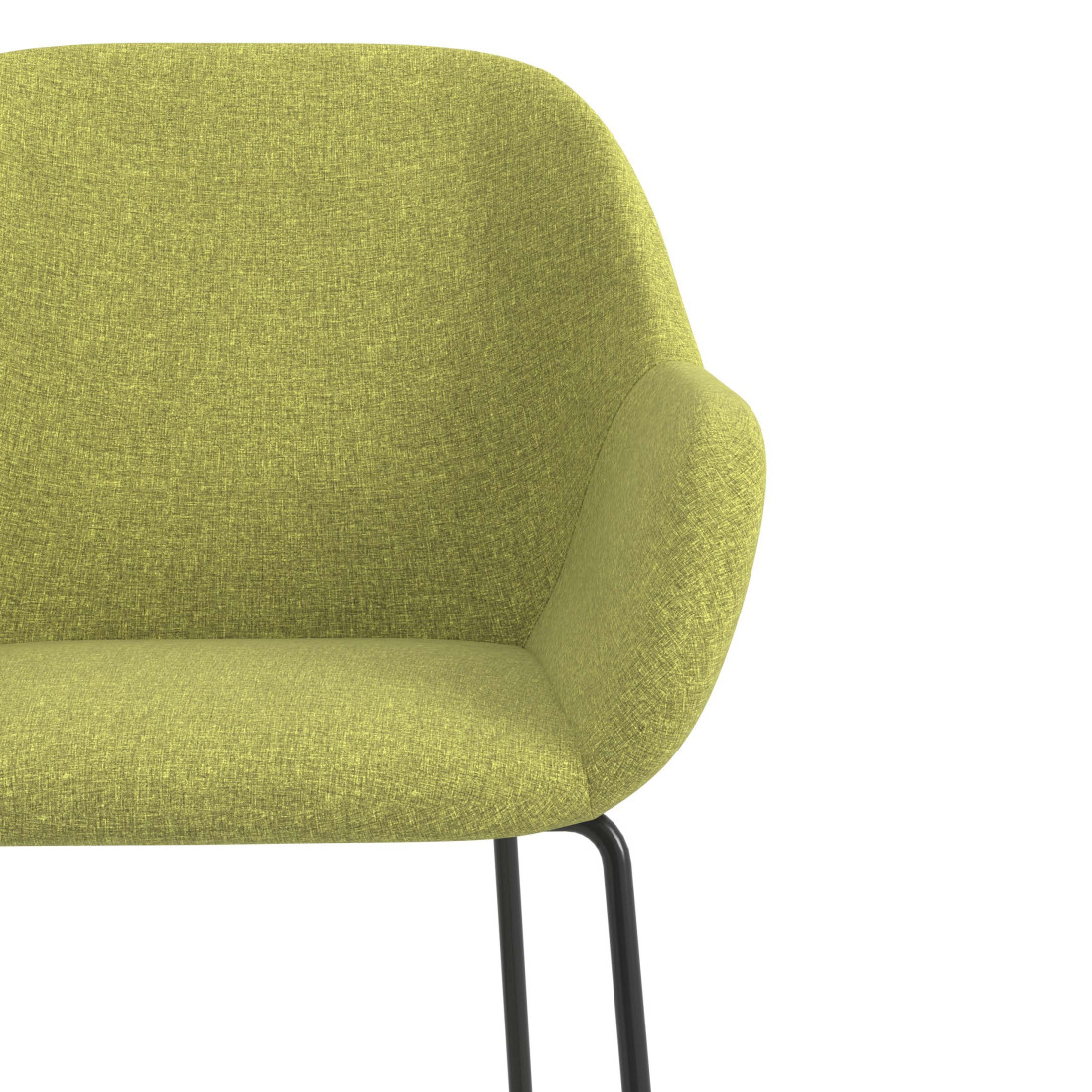 silla confidente verde moon patin 5