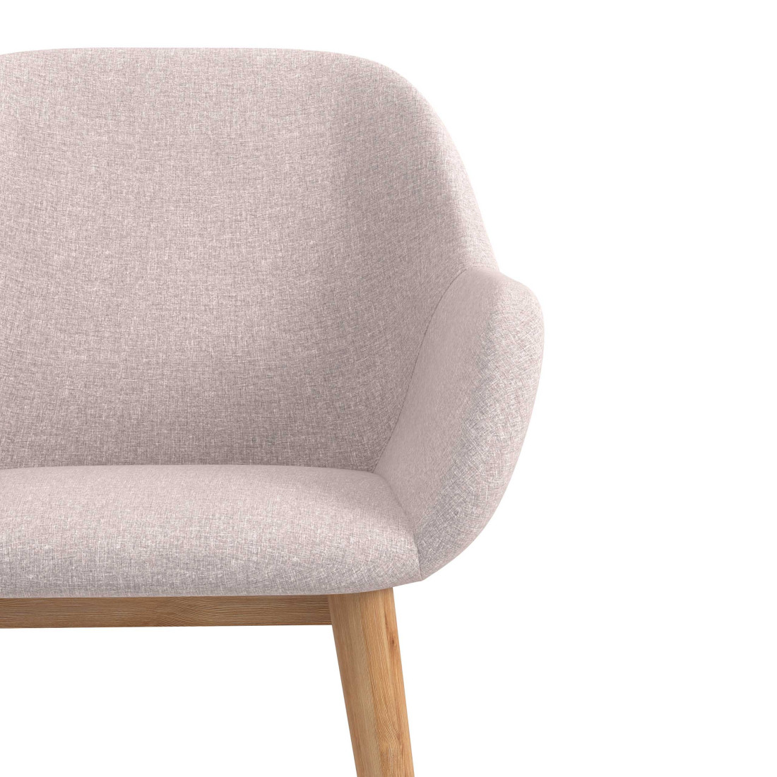 silla confidente beige moon 4 patas madera 5
