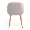 silla confidente beige moon 4 patas madera 6