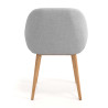silla confidente gris moon 4 patas madera 6