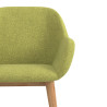 silla confidente verde moon 4 patas madera 5