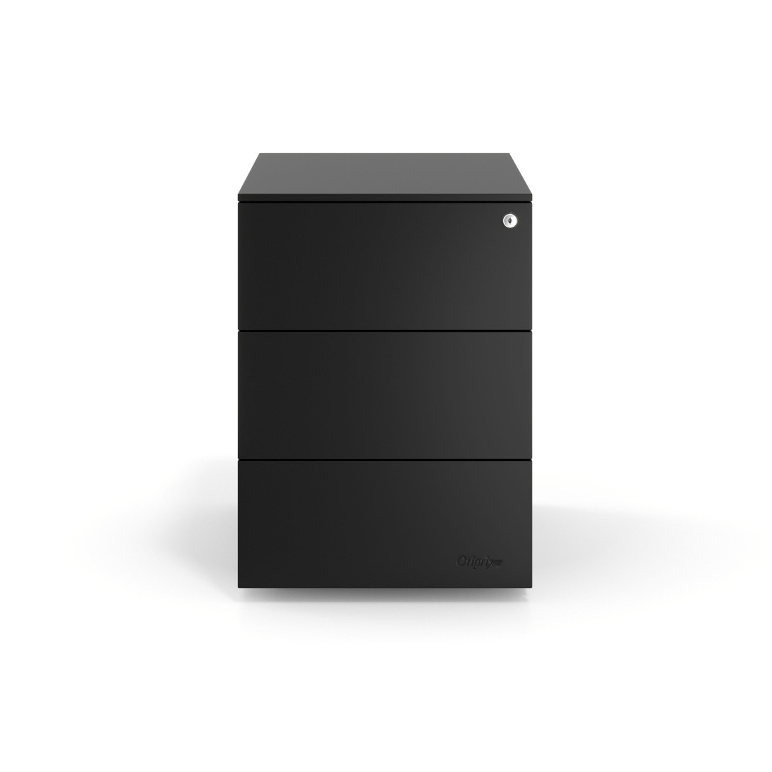 cajonera de escritorio negro mybox 3 cajones 3