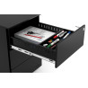 cajonera de escritorio negro mybox 3 cajones 5