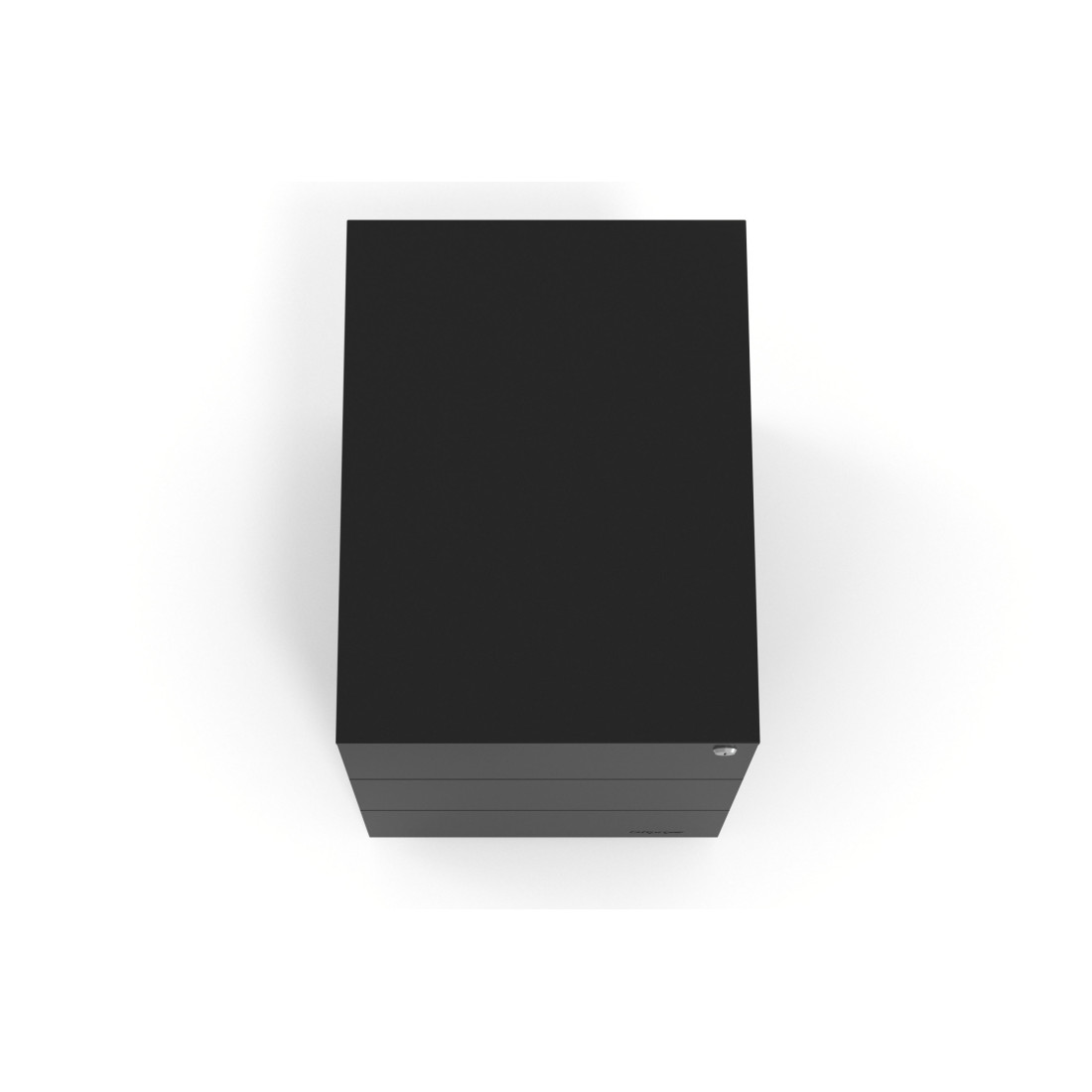 cajonera de escritorio negro mybox 3 cajones 6