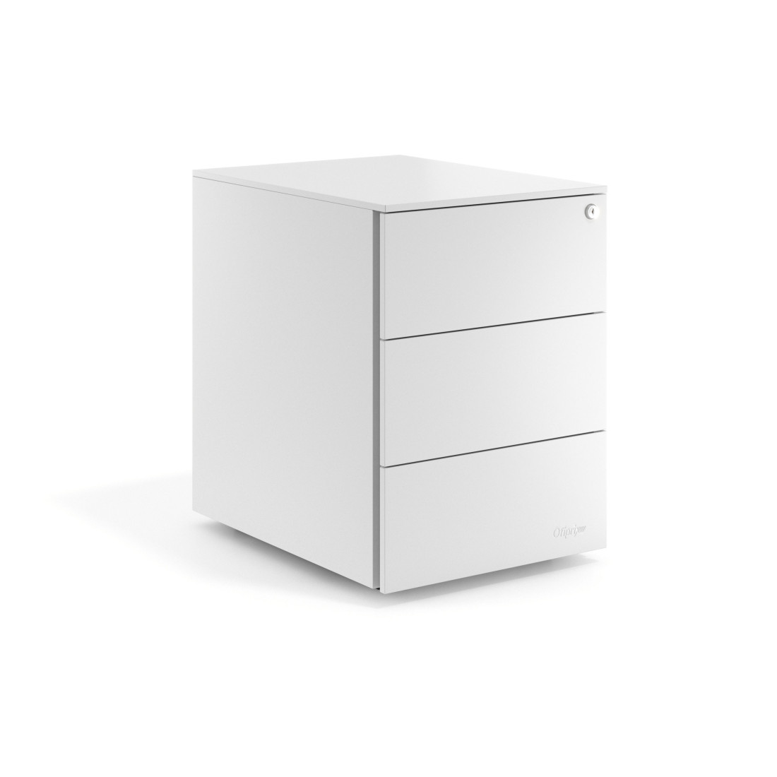 cajonera de escritorio blanco mybox 3 cajones 1