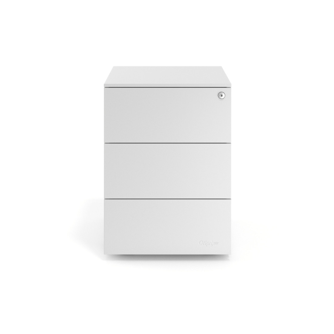 cajonera de escritorio blanco mybox 3 cajones 3