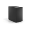 cajonera de escritorio negro mybox 3 cajones estrecho 7
