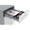 Cajonera de oficina Strong 3 cajones estructura aluminio frontales metal