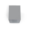 Cajonera de oficina Strong 2 cajones + archivo estructura aluminio frontales metal