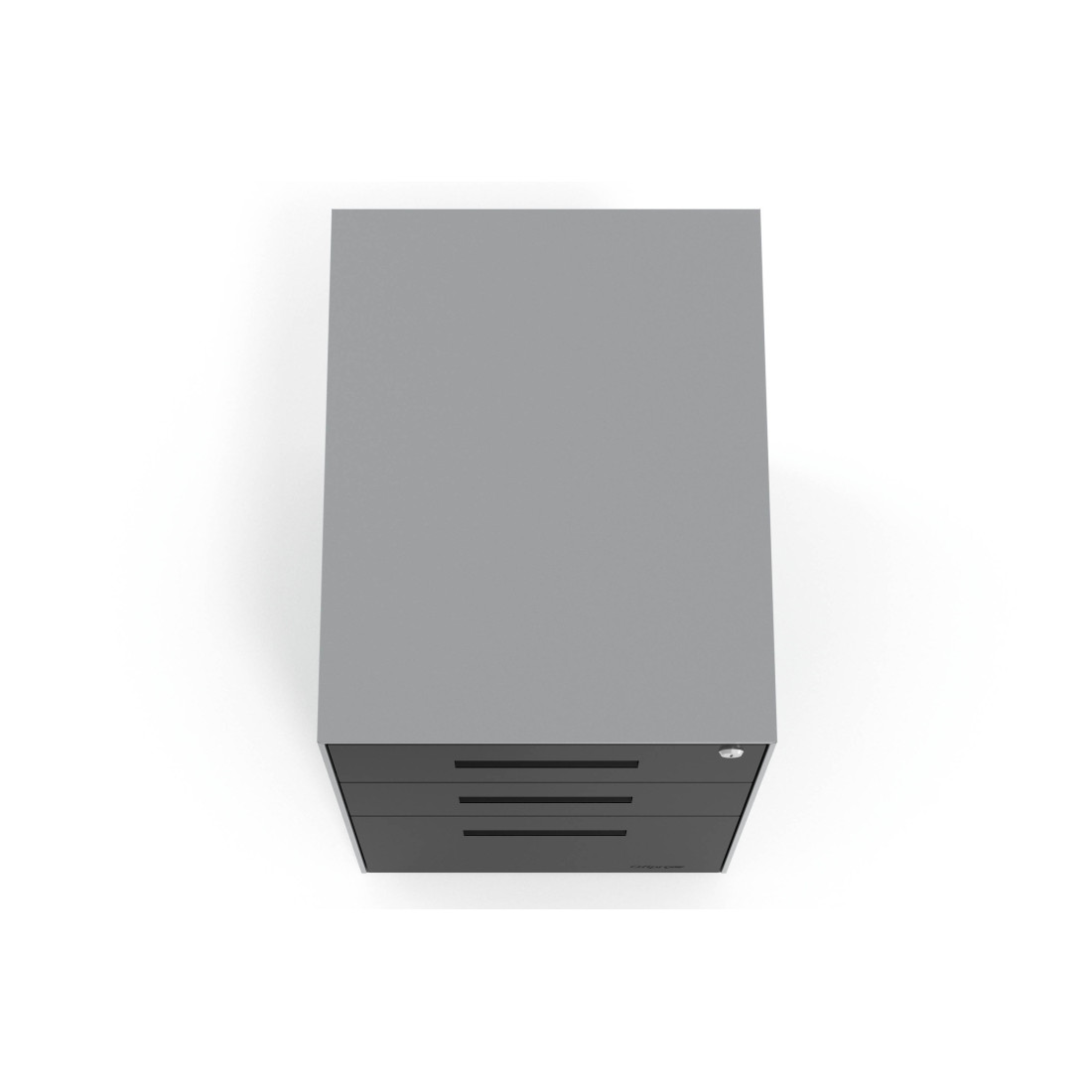 Cajonera de oficina Strong 2 cajones + archivo estructura aluminio frontales metal