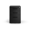 Cajonera de oficina Strong 2 cajones + archivo estructura negro frontales metal