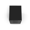 Cajonera de oficina Strong 2 cajones + archivo estructura negro frontales metal
