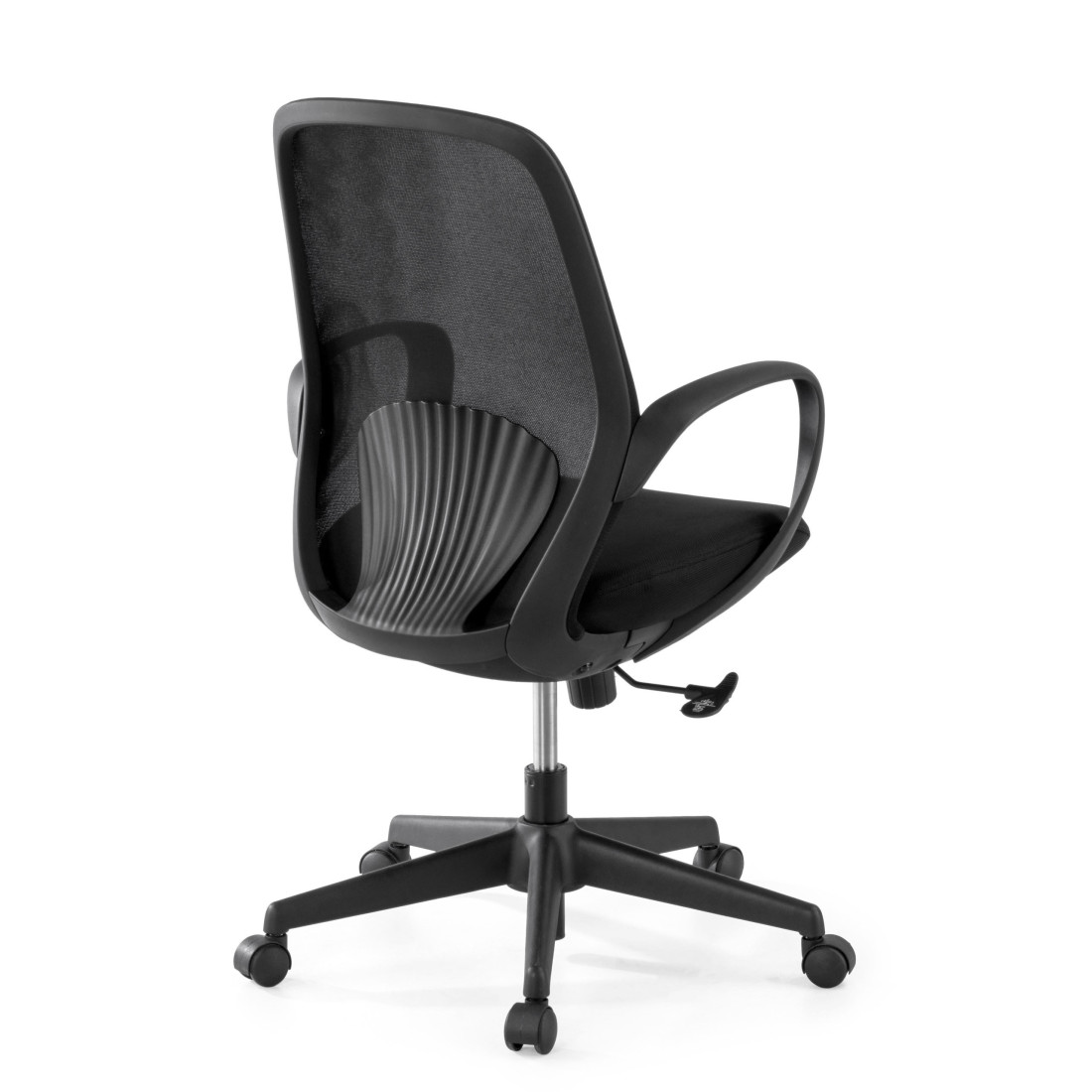 silla giratoria negro shell malla 8