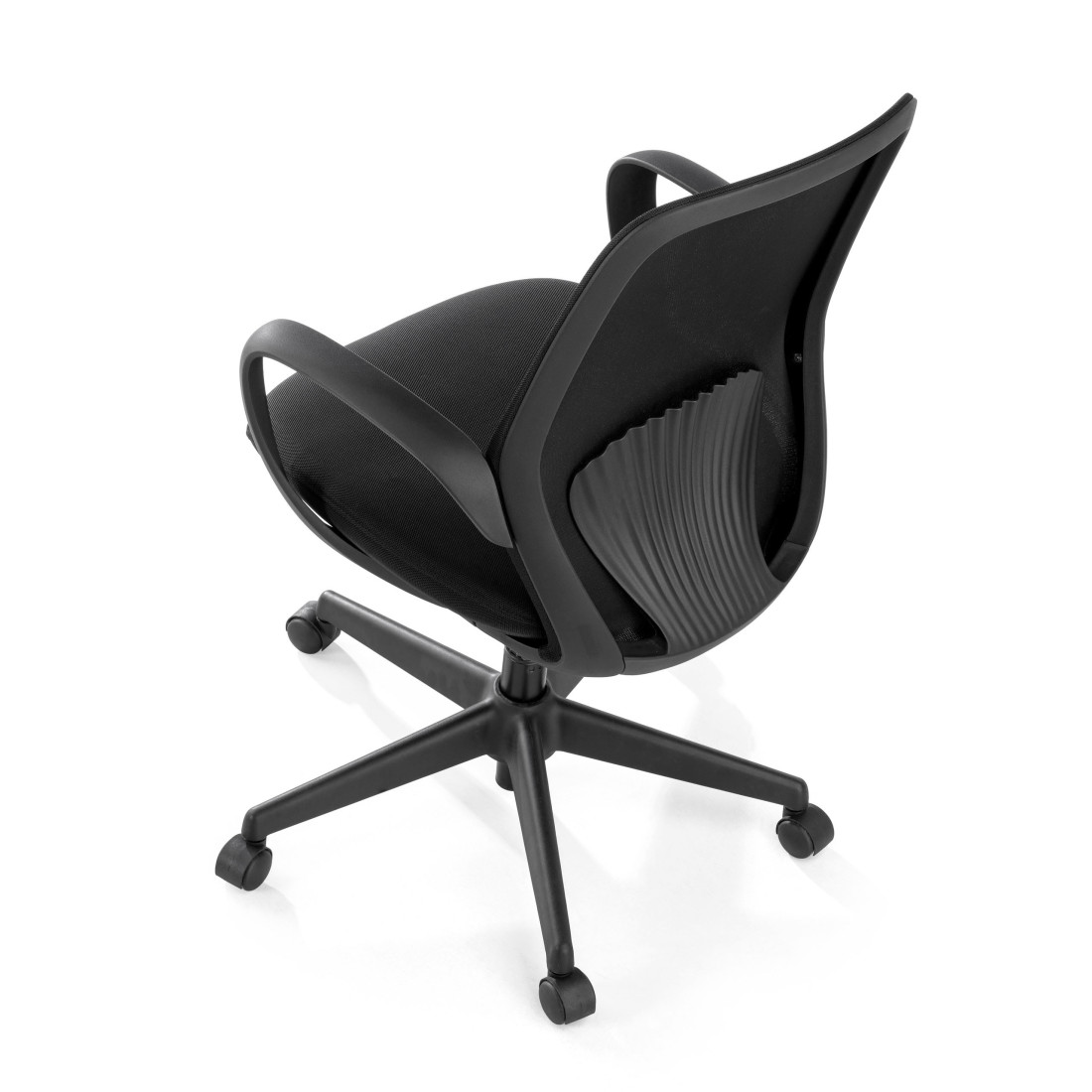 silla giratoria negro shell malla 9