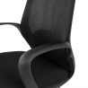 silla giratoria negro shell malla 5