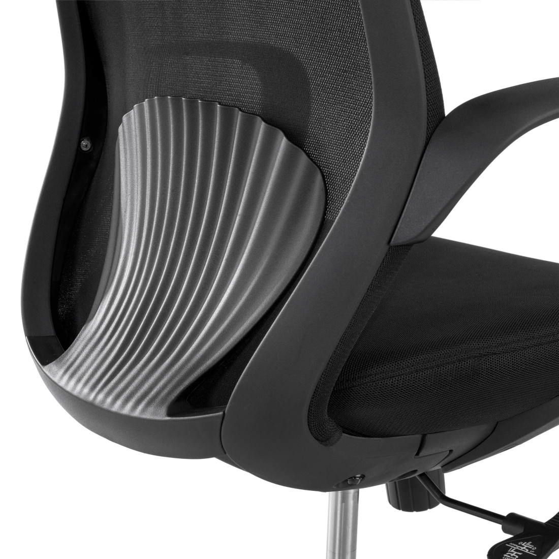 silla giratoria negro shell malla 6