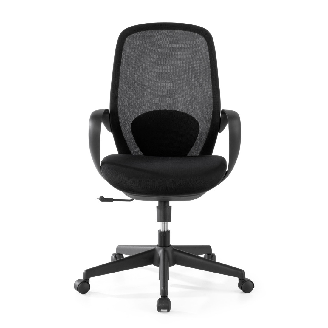 silla giratoria negro shell malla 3