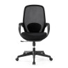 silla giratoria negro shell malla 3